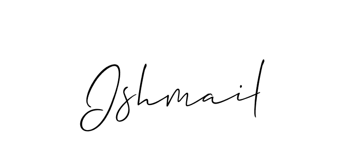 Make a short Ishmail signature style. Manage your documents anywhere anytime using Allison_Script. Create and add eSignatures, submit forms, share and send files easily. Ishmail signature style 2 images and pictures png