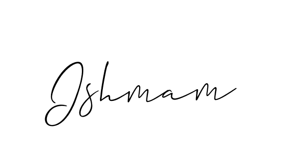 You can use this online signature creator to create a handwritten signature for the name Ishmam. This is the best online autograph maker. Ishmam signature style 2 images and pictures png