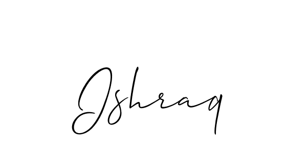 You can use this online signature creator to create a handwritten signature for the name Ishraq. This is the best online autograph maker. Ishraq signature style 2 images and pictures png