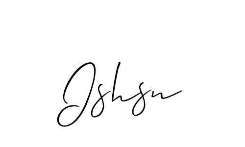 Once you've used our free online signature maker to create your best signature Allison_Script style, it's time to enjoy all of the benefits that Ishsn name signing documents. Ishsn signature style 2 images and pictures png