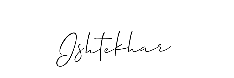 Check out images of Autograph of Ishtekhar name. Actor Ishtekhar Signature Style. Allison_Script is a professional sign style online. Ishtekhar signature style 2 images and pictures png