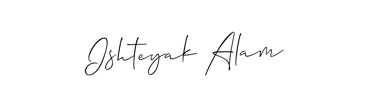 Best and Professional Signature Style for Ishteyak Alam. Allison_Script Best Signature Style Collection. Ishteyak Alam signature style 2 images and pictures png