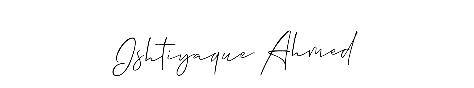 Make a beautiful signature design for name Ishtiyaque Ahmed. Use this online signature maker to create a handwritten signature for free. Ishtiyaque Ahmed signature style 2 images and pictures png