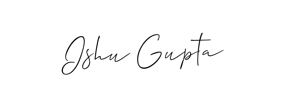 Make a beautiful signature design for name Ishu Gupta. Use this online signature maker to create a handwritten signature for free. Ishu Gupta signature style 2 images and pictures png