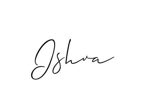 Make a beautiful signature design for name Ishva. Use this online signature maker to create a handwritten signature for free. Ishva signature style 2 images and pictures png