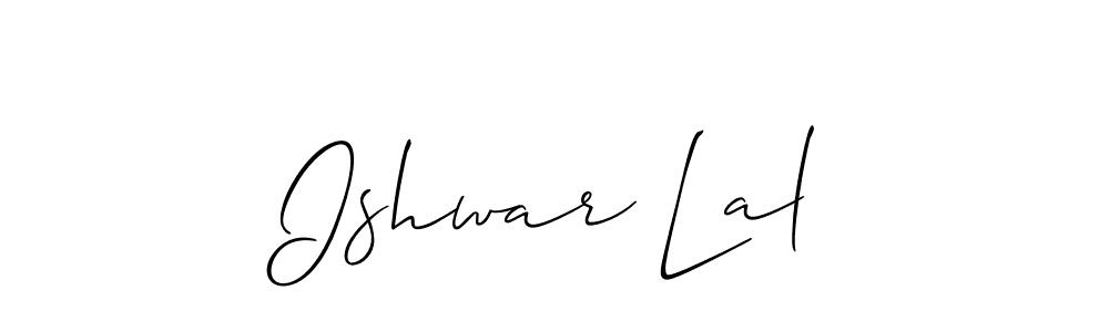 The best way (Allison_Script) to make a short signature is to pick only two or three words in your name. The name Ishwar Lal include a total of six letters. For converting this name. Ishwar Lal signature style 2 images and pictures png