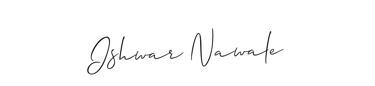 Make a beautiful signature design for name Ishwar Nawale. Use this online signature maker to create a handwritten signature for free. Ishwar Nawale signature style 2 images and pictures png