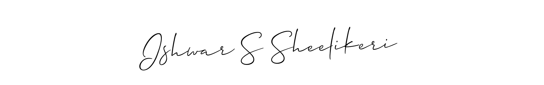 Once you've used our free online signature maker to create your best signature Allison_Script style, it's time to enjoy all of the benefits that Ishwar S Sheelikeri name signing documents. Ishwar S Sheelikeri signature style 2 images and pictures png