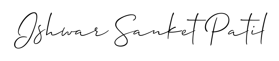 A classic penmanship look for Ishwar Sanket Patil. The Allison_Script font brings timeless elegance and confidence to every signed document. Ishwar Sanket Patil signature style 2 images and pictures png