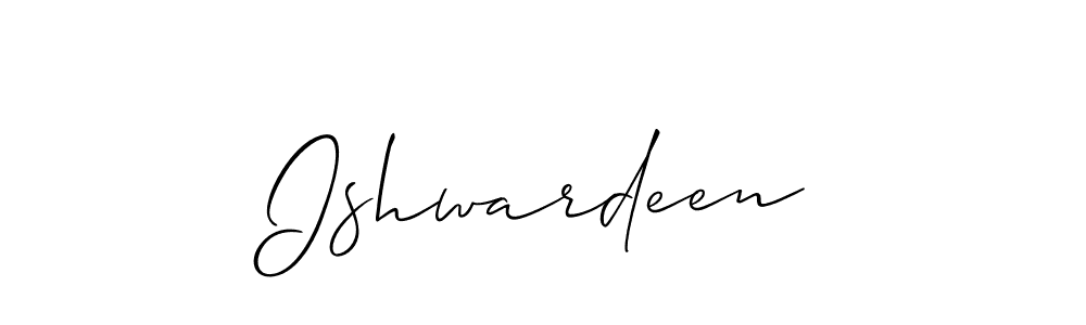 This is the best signature style for the Ishwardeen name. Also you like these signature font (Allison_Script). Mix name signature. Ishwardeen signature style 2 images and pictures png