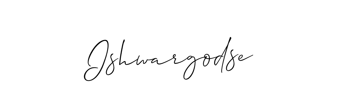 Once you've used our free online signature maker to create your best signature Allison_Script style, it's time to enjoy all of the benefits that Ishwargodse name signing documents. Ishwargodse signature style 2 images and pictures png