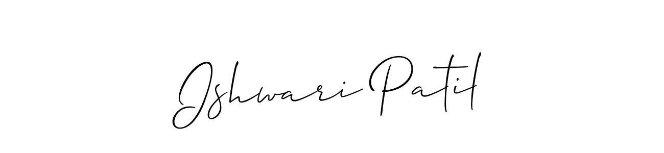 Make a beautiful signature design for name Ishwari Patil. Use this online signature maker to create a handwritten signature for free. Ishwari Patil signature style 2 images and pictures png