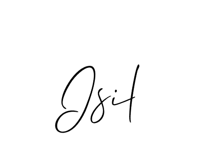 Similarly Allison_Script is the best handwritten signature design. Signature creator online .You can use it as an online autograph creator for name Isil. Isil signature style 2 images and pictures png