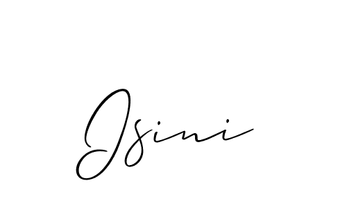 Make a short Isini signature style. Manage your documents anywhere anytime using Allison_Script. Create and add eSignatures, submit forms, share and send files easily. Isini signature style 2 images and pictures png