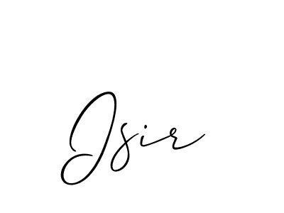 Also You can easily find your signature by using the search form. We will create Isir name handwritten signature images for you free of cost using Allison_Script sign style. Isir signature style 2 images and pictures png