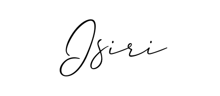 How to make Isiri name signature. Use Allison_Script style for creating short signs online. This is the latest handwritten sign. Isiri signature style 2 images and pictures png
