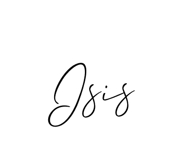 Also You can easily find your signature by using the search form. We will create Isis name handwritten signature images for you free of cost using Allison_Script sign style. Isis signature style 2 images and pictures png