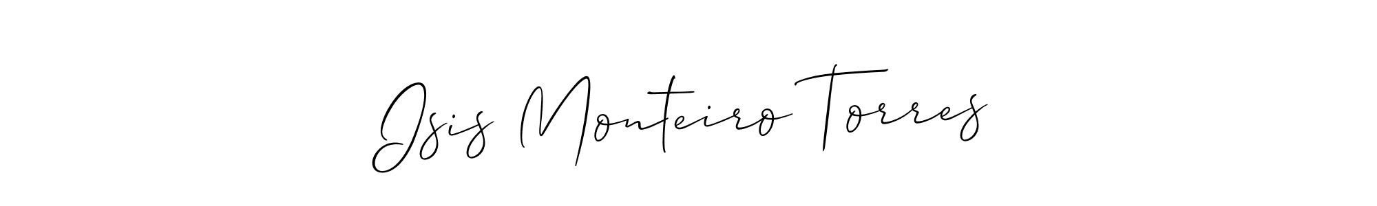 Once you've used our free online signature maker to create your best signature Allison_Script style, it's time to enjoy all of the benefits that Isis Monteiro Torres name signing documents. Isis Monteiro Torres signature style 2 images and pictures png