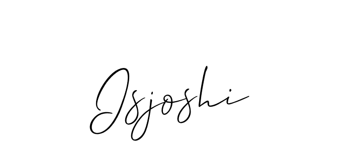 Also You can easily find your signature by using the search form. We will create Isjoshi name handwritten signature images for you free of cost using Allison_Script sign style. Isjoshi signature style 2 images and pictures png