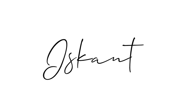 This is the best signature style for the Iskant name. Also you like these signature font (Allison_Script). Mix name signature. Iskant signature style 2 images and pictures png