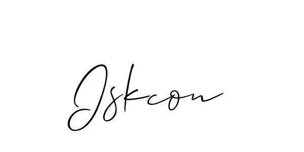 How to Draw Iskcon signature style? Allison_Script is a latest design signature styles for name Iskcon. Iskcon signature style 2 images and pictures png