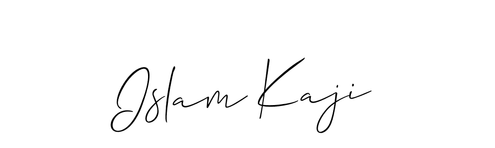 It looks lik you need a new signature style for name Islam Kaji. Design unique handwritten (Allison_Script) signature with our free signature maker in just a few clicks. Islam Kaji signature style 2 images and pictures png