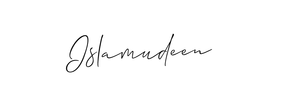 Here are the top 10 professional signature styles for the name Islamudeen. These are the best autograph styles you can use for your name. Islamudeen signature style 2 images and pictures png