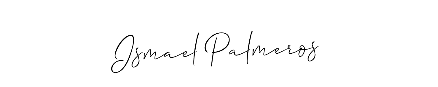 You can use this online signature creator to create a handwritten signature for the name Ismael Palmeros. This is the best online autograph maker. Ismael Palmeros signature style 2 images and pictures png