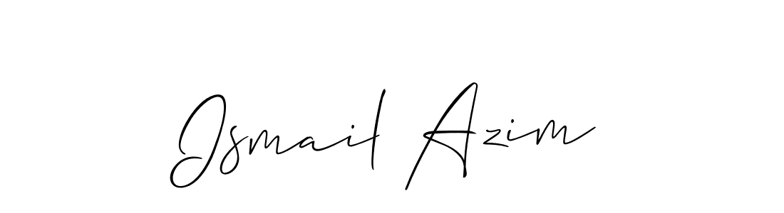 Make a beautiful signature design for name Ismail Azim. Use this online signature maker to create a handwritten signature for free. Ismail Azim signature style 2 images and pictures png