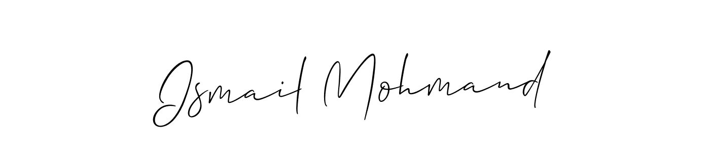 Design your own signature with our free online signature maker. With this signature software, you can create a handwritten (Allison_Script) signature for name Ismail Mohmand. Ismail Mohmand signature style 2 images and pictures png