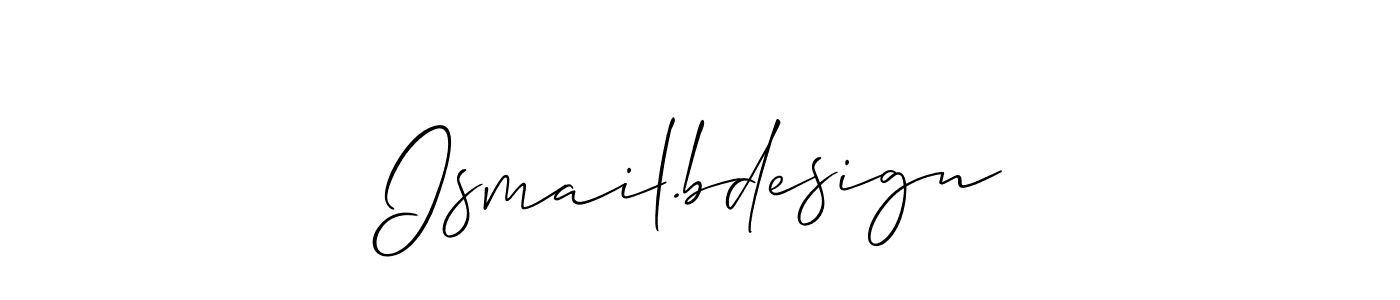 Make a beautiful signature design for name Ismail.bdesign. Use this online signature maker to create a handwritten signature for free. Ismail.bdesign signature style 2 images and pictures png