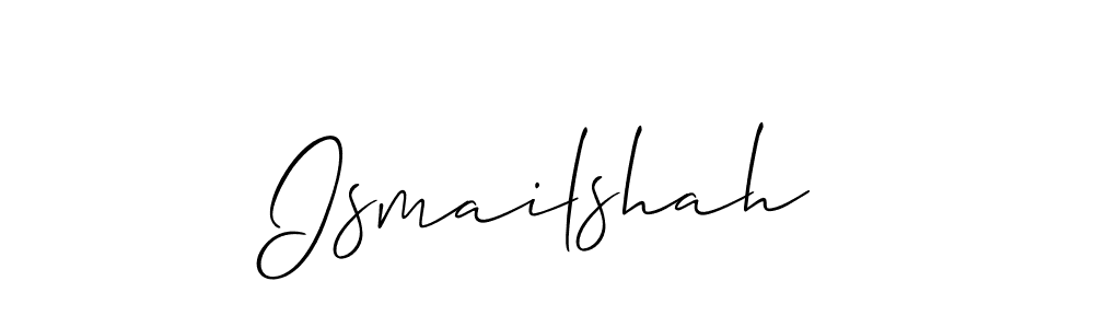 Ismailshah stylish signature style. Best Handwritten Sign (Allison_Script) for my name. Handwritten Signature Collection Ideas for my name Ismailshah. Ismailshah signature style 2 images and pictures png