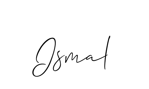 Ismal stylish signature style. Best Handwritten Sign (Allison_Script) for my name. Handwritten Signature Collection Ideas for my name Ismal. Ismal signature style 2 images and pictures png