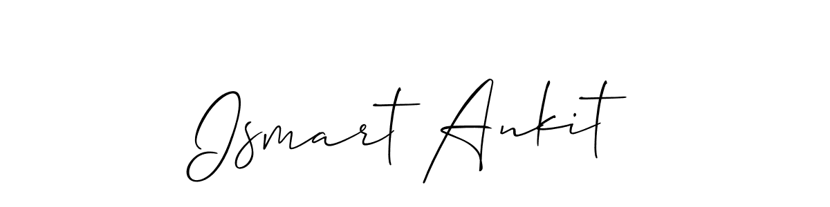 Make a beautiful signature design for name Ismart Ankit. Use this online signature maker to create a handwritten signature for free. Ismart Ankit signature style 2 images and pictures png