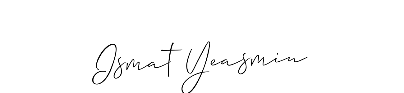 You can use this online signature creator to create a handwritten signature for the name Ismat Yeasmin. This is the best online autograph maker. Ismat Yeasmin signature style 2 images and pictures png