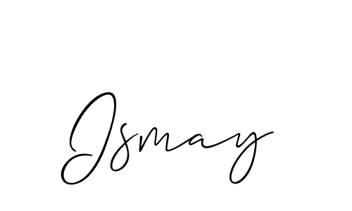 How to make Ismay name signature. Use Allison_Script style for creating short signs online. This is the latest handwritten sign. Ismay signature style 2 images and pictures png
