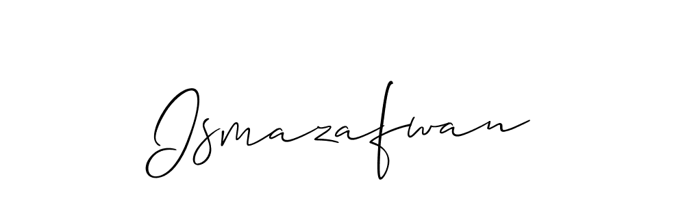 Best and Professional Signature Style for Ismazafwan. Allison_Script Best Signature Style Collection. Ismazafwan signature style 2 images and pictures png