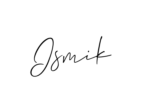 Similarly Allison_Script is the best handwritten signature design. Signature creator online .You can use it as an online autograph creator for name Ismik. Ismik signature style 2 images and pictures png