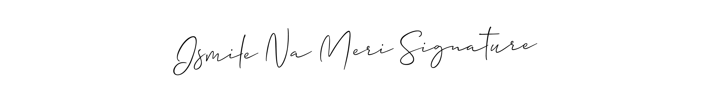 Here are the top 10 professional signature styles for the name Ismile Na Meri Signature. These are the best autograph styles you can use for your name. Ismile Na Meri Signature signature style 2 images and pictures png