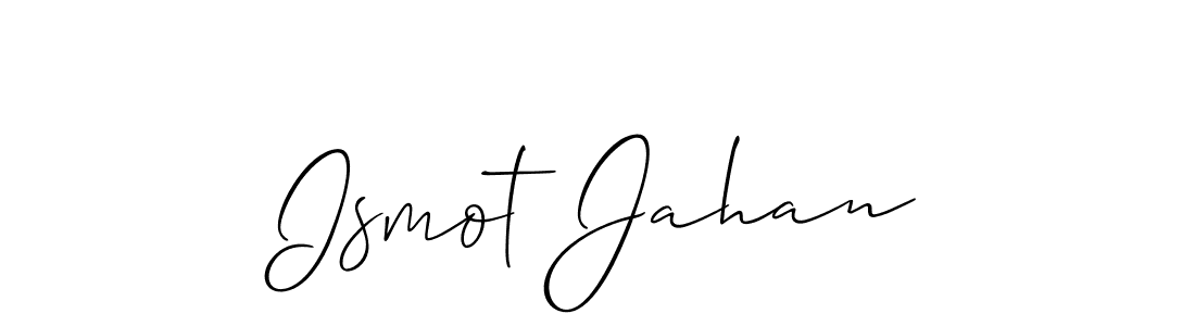 See photos of Ismot Jahan official signature by Spectra . Check more albums & portfolios. Read reviews & check more about Allison_Script font. Ismot Jahan signature style 2 images and pictures png