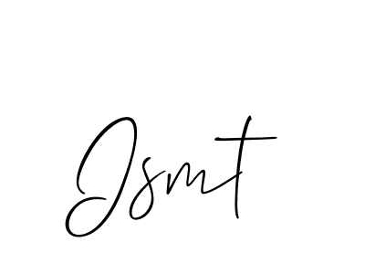 Also we have Ismt name is the best signature style. Create professional handwritten signature collection using Allison_Script autograph style. Ismt signature style 2 images and pictures png