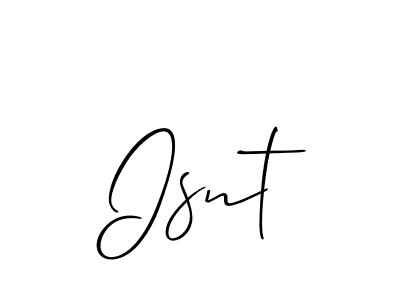 Here are the top 10 professional signature styles for the name Isnt. These are the best autograph styles you can use for your name. Isnt signature style 2 images and pictures png