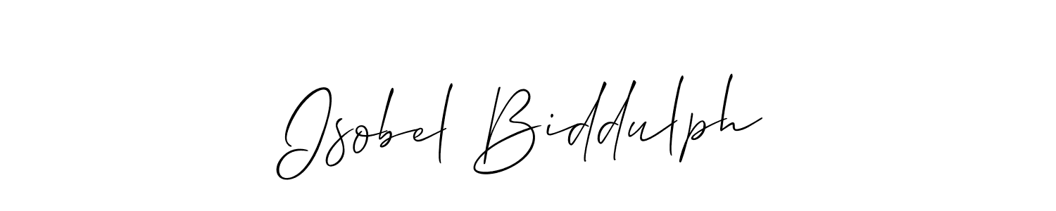 It looks lik you need a new signature style for name Isobel Biddulph. Design unique handwritten (Allison_Script) signature with our free signature maker in just a few clicks. Isobel Biddulph signature style 2 images and pictures png