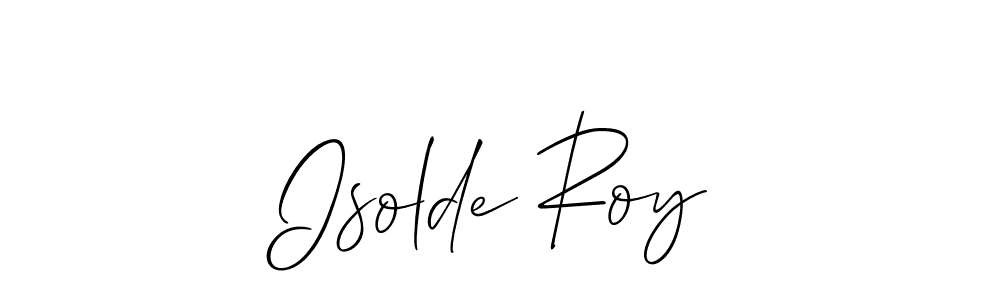 You can use this online signature creator to create a handwritten signature for the name Isolde Roy. This is the best online autograph maker. Isolde Roy signature style 2 images and pictures png