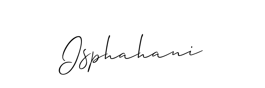 Make a beautiful signature design for name Isphahani. Use this online signature maker to create a handwritten signature for free. Isphahani signature style 2 images and pictures png