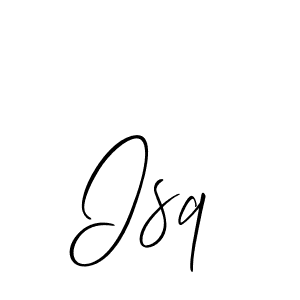 Allison_Script is a professional signature style that is perfect for those who want to add a touch of class to their signature. It is also a great choice for those who want to make their signature more unique. Get Isq name to fancy signature for free. Isq signature style 2 images and pictures png