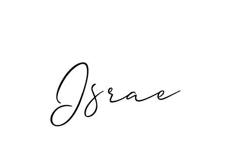 Make a beautiful signature design for name Israe. With this signature (Allison_Script) style, you can create a handwritten signature for free. Israe signature style 2 images and pictures png