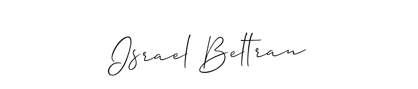 Once you've used our free online signature maker to create your best signature Allison_Script style, it's time to enjoy all of the benefits that Israel Beltran name signing documents. Israel Beltran signature style 2 images and pictures png