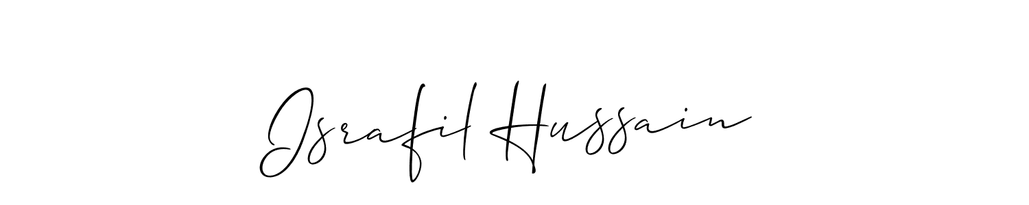 Best and Professional Signature Style for Israfil Hussain. Allison_Script Best Signature Style Collection. Israfil Hussain signature style 2 images and pictures png