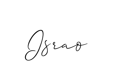 It looks lik you need a new signature style for name Israo. Design unique handwritten (Allison_Script) signature with our free signature maker in just a few clicks. Israo signature style 2 images and pictures png